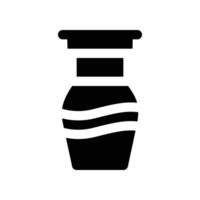 vaso ícone. glifo ícone para seu local na rede Internet, móvel, apresentação, e logotipo Projeto. vetor