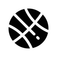 basquetebol ícone. glifo ícone para seu local na rede Internet, móvel, apresentação, e logotipo Projeto. vetor
