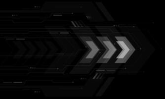 abstrato cinzento seta Rapidez tecnologia dinâmico geométrico em Preto Projeto moderno futurista criativo vetor