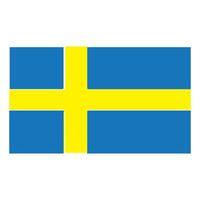vetores ilustração ícone para a país do Suécia