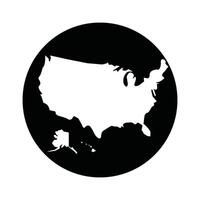 Unidos estados mapa ícone ilustração símbolo Projeto vetor
