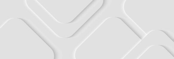 abstrato branco quadrado forma fundo. elegante geométrico forma sobreposição padronizar com luz sombra. terno para papel de parede, cobrir, poster, bandeira, folheto, apresentação, local na rede Internet vetor