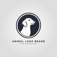 animal minimalista logotipo conceito vetor