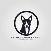 animal minimalista logotipo conceito vetor