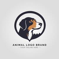 animal minimalista logotipo conceito vetor