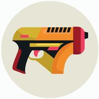laser arma de fogo blaster futuro arma ícone clipart avatar logótipo isolado ilustração vetor