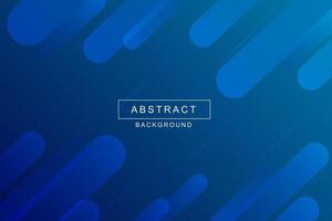 abstrato Projeto com geométrico formas - na moda azul gradiente fundo vetor