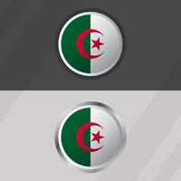 Argélia volta bandeira modelo vetor