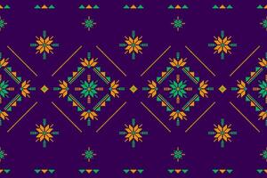 tapete flor padronizar arte. geométrico étnico floral desatado padronizar dentro tribal. americano, mexicano estilo. Projeto para fundo, ilustração, tecido, roupas, tapete, tapete, batik, bordado. vetor