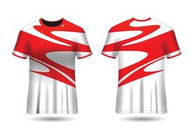 modelo de design de camisa de corrida esportiva para vetor de uniformes de equipe