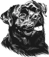 rottweiler cachorro clipart, rottweiler Preto vetor