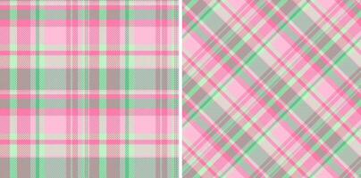 têxtil textura padronizar do desatado Verifica com uma tecido fundo tartan xadrez. conjunto dentro Primavera cores para Ação de graças moda acolhedor celebração. vetor