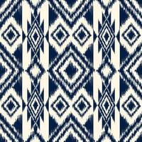 desatado padronizar étnico abstrato fundo volta ikat padrãogeométrico curva Projeto para moda roupas, têxtil, invólucro, decoração fundo. vetor