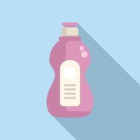 ilustração do Rosa limpeza detergente garrafa vetor