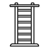 ilustração do uma simples escada ícone vetor