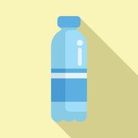 plano Projeto água garrafa ícone vetor