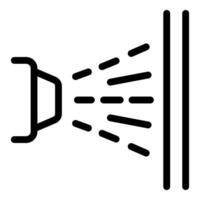 uma negrito Preto e branco ícone simbolizando alta qualidade som ou audio resultado vetor