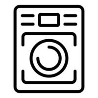ícone do lavando máquina vetor