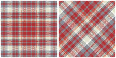 tartan padronizar desatado. doce xadrez padronizar desatado tartan ilustração conjunto para lenço, cobertor, de outros moderno Primavera verão outono inverno feriado tecido imprimir. vetor