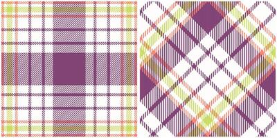 tartan xadrez padronizar desatado. xadrez padrões desatado. desatado tartan ilustração conjunto para lenço, cobertor, de outros moderno Primavera verão outono inverno feriado tecido imprimir. vetor