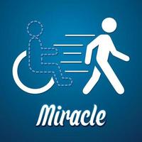 vetor de conceito de milagre