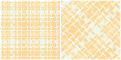 escocês tartan padronizar. clássico xadrez tartan tradicional escocês tecido tecido. lenhador camisa flanela têxtil. padronizar telha amostra incluído. vetor