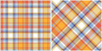 escocês tartan xadrez desatado padrão, clássico escocês tartan Projeto. para lenço, vestir, saia, de outros moderno Primavera outono inverno moda têxtil Projeto. vetor