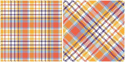 escocês tartan xadrez desatado padrão, clássico escocês tartan Projeto. modelo para Projeto ornamento. desatado tecido textura. ilustração vetor