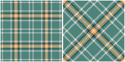 escocês tartan padronizar. abstrato Verifica xadrez padronizar tradicional escocês tecido tecido. lenhador camisa flanela têxtil. padronizar telha amostra incluído. vetor