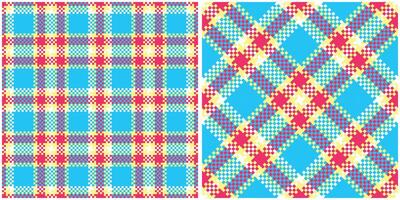 tartan xadrez desatado padronizar. escocês xadrez, modelo para Projeto ornamento. desatado tecido textura. ilustração vetor