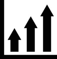 gráfico ícone símbolo imagem para dados estatística análise ilustração vetor