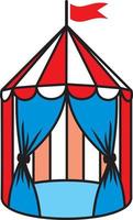 vetor de tenda de circo