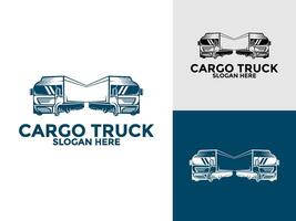 caminhão logotipo , Prêmio caminhão companhia ou caminhão logística e Entrega logotipo Projeto modelo vetor