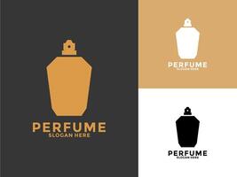 simples elegante perfume logotipo , perfume garrafa logotipo inspirações vetor