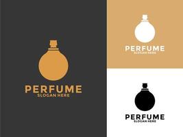 simples elegante perfume logotipo , perfume garrafa logotipo inspirações vetor