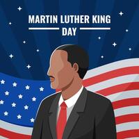 feliz dia de Martin Luther King vetor