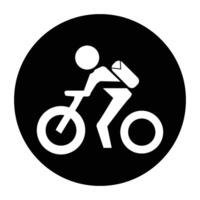 bicicleta ícone ilustração símbolo Projeto vetor