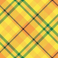 clássico escocês tartan Projeto. verificador padronizar. tradicional escocês tecido tecido. lenhador camisa flanela têxtil. padronizar telha amostra incluído. vetor