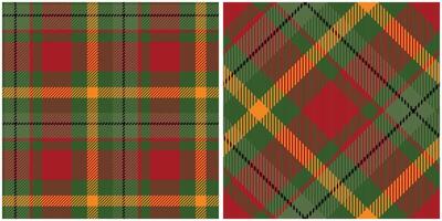 tartan desatado padronizar. clássico xadrez tartan tradicional escocês tecido tecido. lenhador camisa flanela têxtil. padronizar telha amostra incluído. vetor