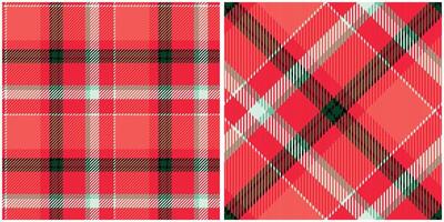escocês tartan padronizar. clássico xadrez tartan tradicional escocês tecido tecido. lenhador camisa flanela têxtil. padronizar telha amostra incluído. vetor
