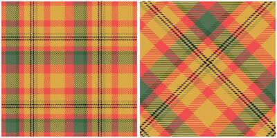 tartan xadrez desatado padronizar. verificador padronizar. tradicional escocês tecido tecido. lenhador camisa flanela têxtil. padronizar telha amostra incluído. vetor