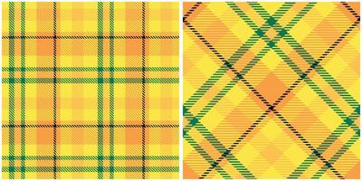 clássico escocês tartan Projeto. verificador padronizar. tradicional escocês tecido tecido. lenhador camisa flanela têxtil. padronizar telha amostra incluído. vetor