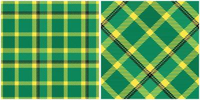 clássico escocês tartan Projeto. clássico xadrez tartan. tradicional escocês tecido tecido. lenhador camisa flanela têxtil. padronizar telha amostra incluído. vetor