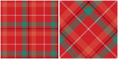 escocês tartan xadrez desatado padrão, tecido de algodão padrões. tradicional escocês tecido tecido. lenhador camisa flanela têxtil. padronizar telha amostra incluído. vetor