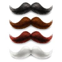 Conjunto de cores falsas de bigodes vetor