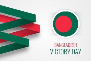 design de modelo de celebração do dia da vitória de bangladesh vetor