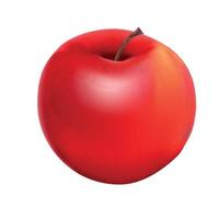 ilustração em vetor doce saborosa maçã.