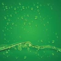 água gotas verde fundo vetor
