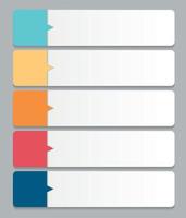 Elementos de design de infográfico para ilustração vetorial de negócios vetor