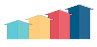 Elementos de design de infográfico para ilustração vetorial de negócios vetor